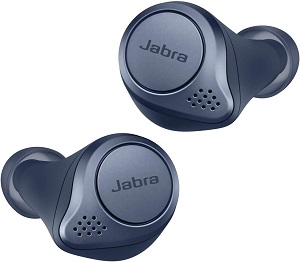 Jabra Elite Active 75t sports earbuds with advanced features like noise-canceling and customizable sound.