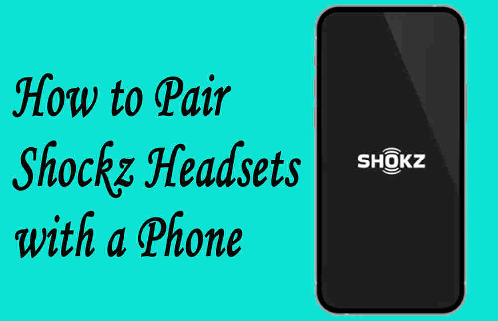 How to pair Shockz headsets with a Phone